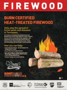 Burn Certified Heat Treated Firewood Poster, Tennessee 2017 - Don't ...